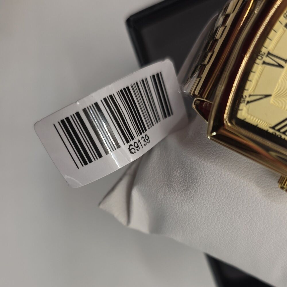 Invicta Men's Quartz Gold Tone Rectangle Watch, Roman Numerals, 32mm - Picture 2 of 4